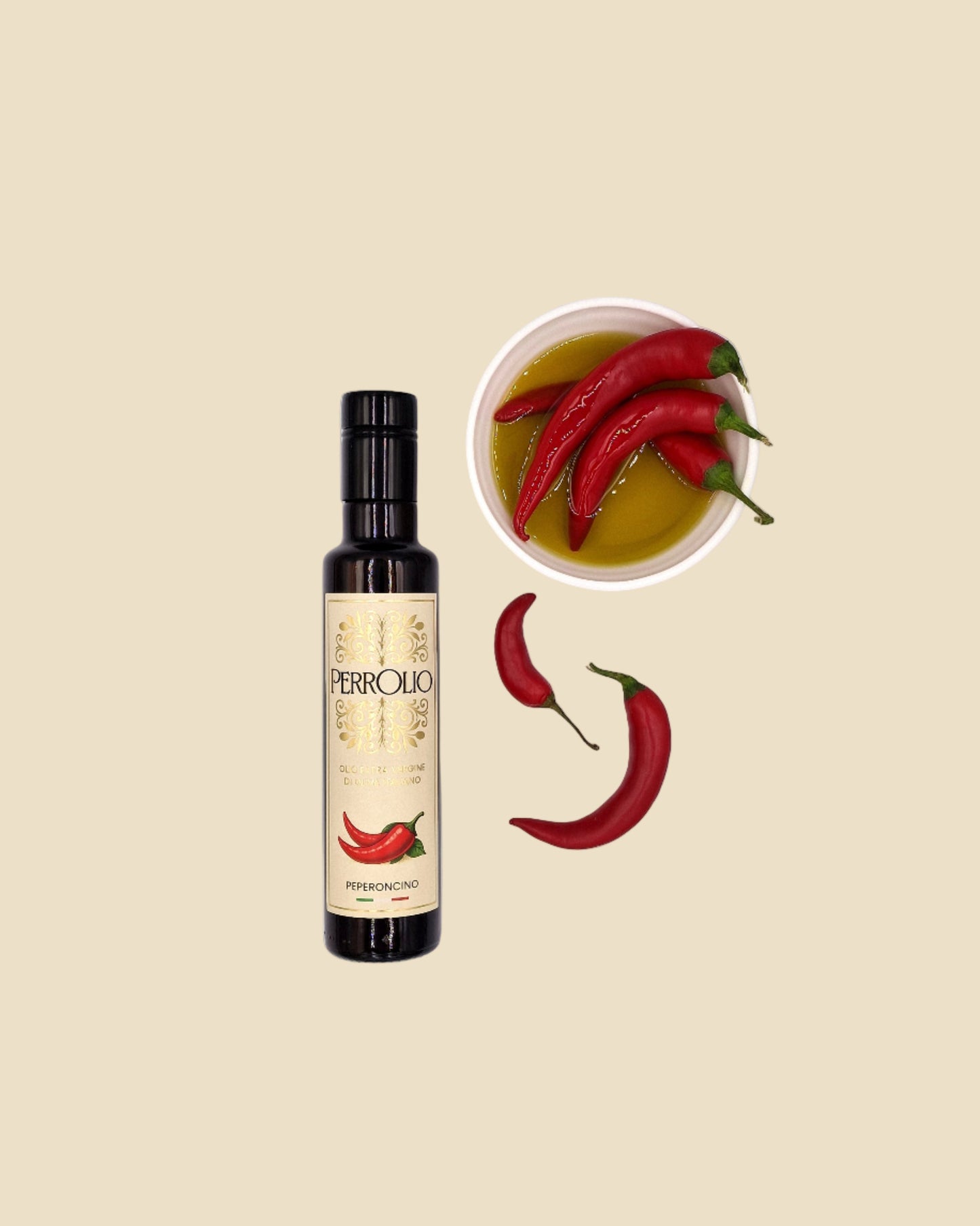 Extra vergine olijfolie Peper 250ml