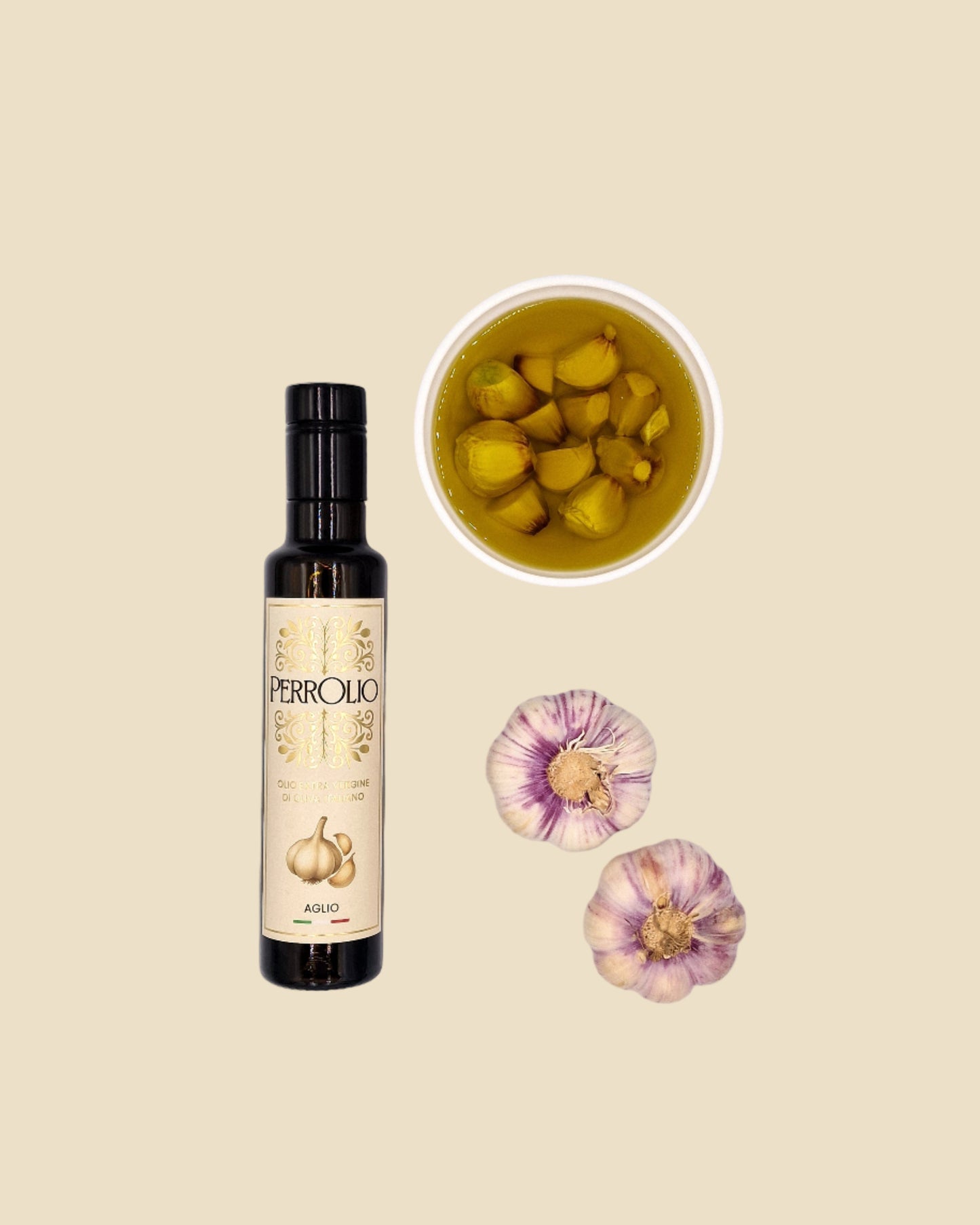 Extra vergine olijfolie Knoflook 250ml